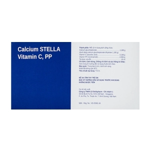 Calcium Stella Vitamin C, PP 24 ống x 10ml