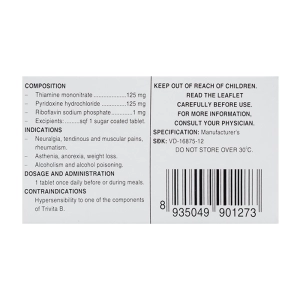 Trivita B Pharmedic 10 vỉ x 10 viên