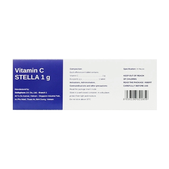 Vitamin C Stella 1g 10 viên