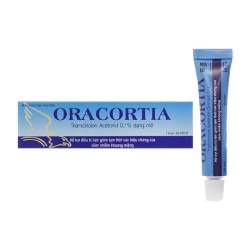 Oracortia 0.1g Thai Nakorn Patana 5g - Điều trị viêm nhiễm khoang miệng Oracortia 0.1g Thai Nakorn Patana 5g - Điều trị viêm nhiễm khoang miệng