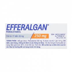 Efferalgan 250 Upsa 12 gói