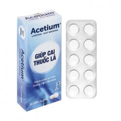 Cai thuốc lá Acetium, Hộp 30 viên