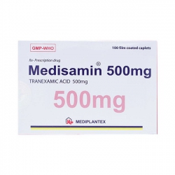 Thuốc cầm máu Medisamin 500Mg | Hộp 10 Vỉ x 10 Viên Thuốc cầm máu Medisamin 500Mg | Hộp 10 Vỉ x 10 Viên