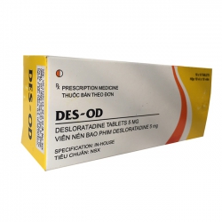 Thuốc chống dị ứng DES OD Desloratidin 5mg Thuốc chống dị ứng DES OD Desloratidin 5mg