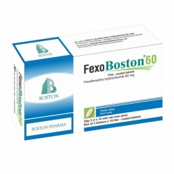 FexoBoston 60mg Boston, Hộp 3 vỉ x 10 viên