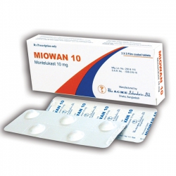 Thuốc chống dị ứng MIOWAN 10 - Montelukast 10mg Thuốc chống dị ứng MIOWAN 10 - Montelukast 10mg