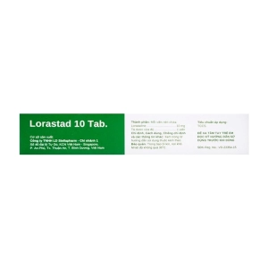 Lorastad 10 Tab. Stellapharm 2 vỉ x 10 viên Lorastad 10 Tab. Stellapharm 2 vỉ x 10 viên