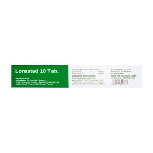 Lorastad 10 Tab. Stellapharm 2 vỉ x 10 viên Lorastad 10 Tab. Stellapharm 2 vỉ x 10 viên
