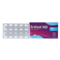Telfast HD 180mg 1 vỉ x 10 viên