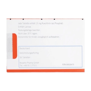 Jakavi 15mg Novartis 4 vỉ x 14 viên Jakavi 15mg Novartis 4 vỉ x 14 viên