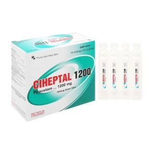 Ciheptal 1200 Medisun 20 ống x 10ml (Piracetam)