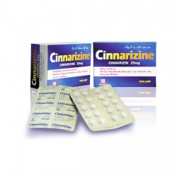 Thuốc Cinarizine 25mg Nadyphar, Hộp 100 viên