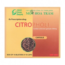 Citropholi 500mg Hoa Mộc Tràm 10 vỉ x 10 viên