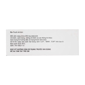 Cofidec 200mg Lek 2 vỉ x 10 viên (Celecoxib)