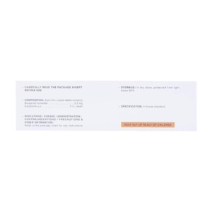 Corneil 2.5 Davipharm 6 vỉ x 10 viên Corneil 2.5 Davipharm 6 vỉ x 10 viên