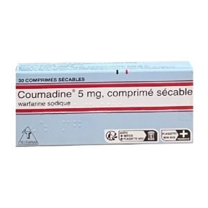 Coumadine 5mg Bristol Myers Squibb 3 vỉ x 10 viên Coumadine 5mg Bristol Myers Squibb 3 vỉ x 10 viên