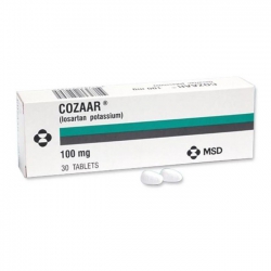 Thuốc Cozaar Tab 100mg, Hộp 30 viên
