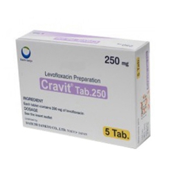 Thuốc CRAVIT TAB 250MG, Hộp 5 Viên Thuốc CRAVIT TAB 250MG, Hộp 5 Viên