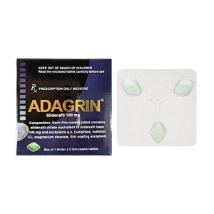 Adagrin 100mg ICA 1 vỉ x 3 viên Adagrin 100mg ICA 1 vỉ x 3 viên