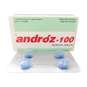 Androz-100 Torrent Pharma 1 vỉ x 4 viên (Sildenafil)