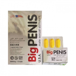 Sinh lý nam Big Penis 6800mg, Hộp 3 viên