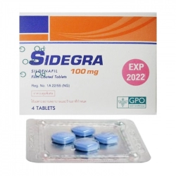 Thuốc cường dương GPO Sidegra 100mg, Hộp 4 viên