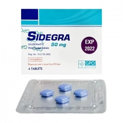 Thuốc cường dương GPO Sidegra 50mg, Hộp 4 viên