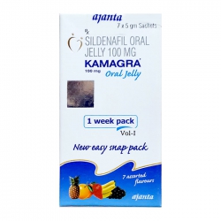 Thuốc cường dương Kamagra Oral Jelly 100mg Vol 1, Hộp 7 gói Thuốc cường dương Kamagra Oral Jelly 100mg Vol 1, Hộp 7 gói