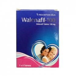 Thuốc cường dương Walenafil 100mg, Hộp 4 viên Thuốc cường dương Walenafil 100mg, Hộp 4 viên