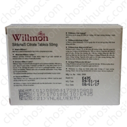 Thuốc cương dương Willmon 50mg, Hết hàng Thuốc cương dương Willmon 50mg, Hết hàng