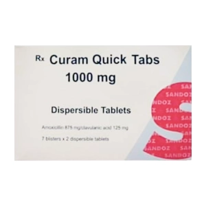 Curam Quick Tabs 1000mg Sandoz 7 vỉ x 2 viên