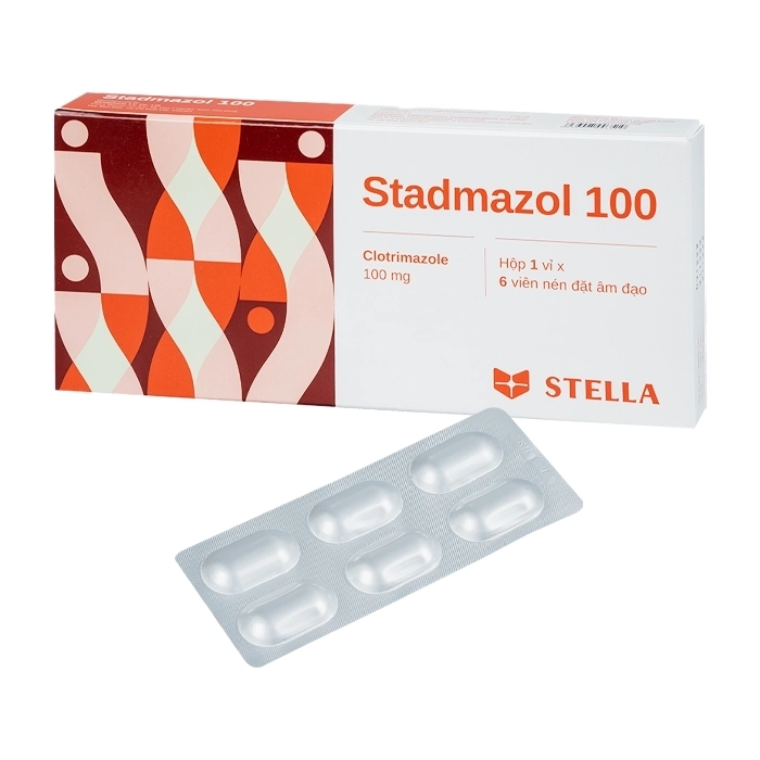 Stadmazol 100 Stellapharm 1 vỉ x 6 viên Stadmazol 100 Stellapharm 1 vỉ x 6 viên