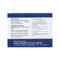 Deworm Triclabendazole 250mg Hộp 04 viên - Thuốc trị giun sán