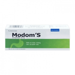 Thuốc DHG Modom S Domperidon 10mg, Hộp 100 viên
