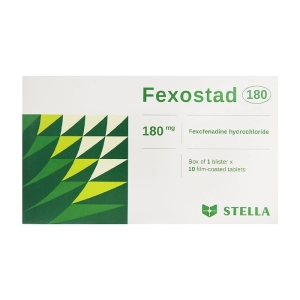 Fexostad 180 Stellapharm 1 vỉ x 10 viên Fexostad 180 Stellapharm 1 vỉ x 10 viên
