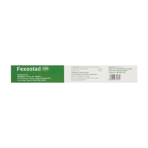Fexostad 180 Stellapharm 1 vỉ x 10 viên Fexostad 180 Stellapharm 1 vỉ x 10 viên
