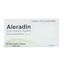 Thuốc dị ứng Lesvi Aleradin 5mg 30 viên Thuốc dị ứng Lesvi Aleradin 5mg 30 viên