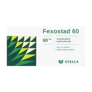 Fexostad 60 Stellapharm 1 vỉ x 10 viên Fexostad 60 Stellapharm 1 vỉ x 10 viên