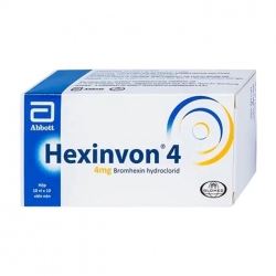 Hexinvon 4mg Abbott 10 vỉ x 10 viên - Điều trị viêm phế quản