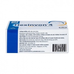 Hexinvon 4mg Abbott 10 vỉ x 10 viên - Điều trị viêm phế quản