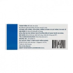 Hexinvon 8mg Abbott 10 vỉ x 10 viên - Điều trị viêm phế quản Hexinvon 8mg Abbott 10 vỉ x 10 viên - Điều trị viêm phế quản
