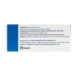 Hexinvon 8mg Abbott 10 vỉ x 10 viên - Điều trị viêm phế quản Hexinvon 8mg Abbott 10 vỉ x 10 viên - Điều trị viêm phế quản