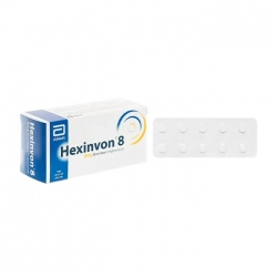 Hexinvon 8mg Abbott 10 vỉ x 10 viên - Điều trị viêm phế quản Hexinvon 8mg Abbott 10 vỉ x 10 viên - Điều trị viêm phế quản
