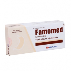 Thuốc điều trị đau dạ dày Famomed | Hộp 10 vỉ x 10 viên