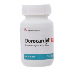Thuốc Domesco Dorocardyl 40mg, Chai 100 viên