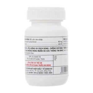 Dorocardyl 40mg Domesco 100 viên (Propranolol hydrochlorid)