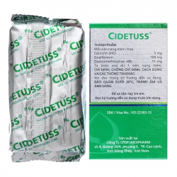 Thuốc hô hấp Imexpharm Cidetuss, Hộp 100 viên nang mềm Thuốc hô hấp Imexpharm Cidetuss, Hộp 100 viên nang mềm