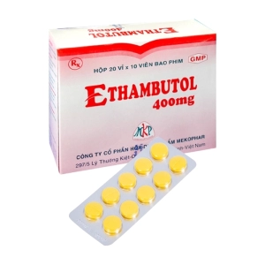 Ethambutol 400 Mekophar 20 vỉ x 10 viên (Ethambutol)