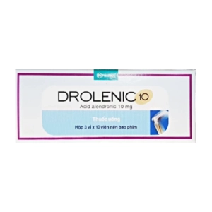 Thuốc điều trị loãng xương Drolenic 10mg, Hộp 30 viên Thuốc điều trị loãng xương Drolenic 10mg, Hộp 30 viên