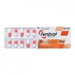 Thuốc điều trị mỡ máu Fenbrat 300mg | Hộp 3 vỉ x 10 viên